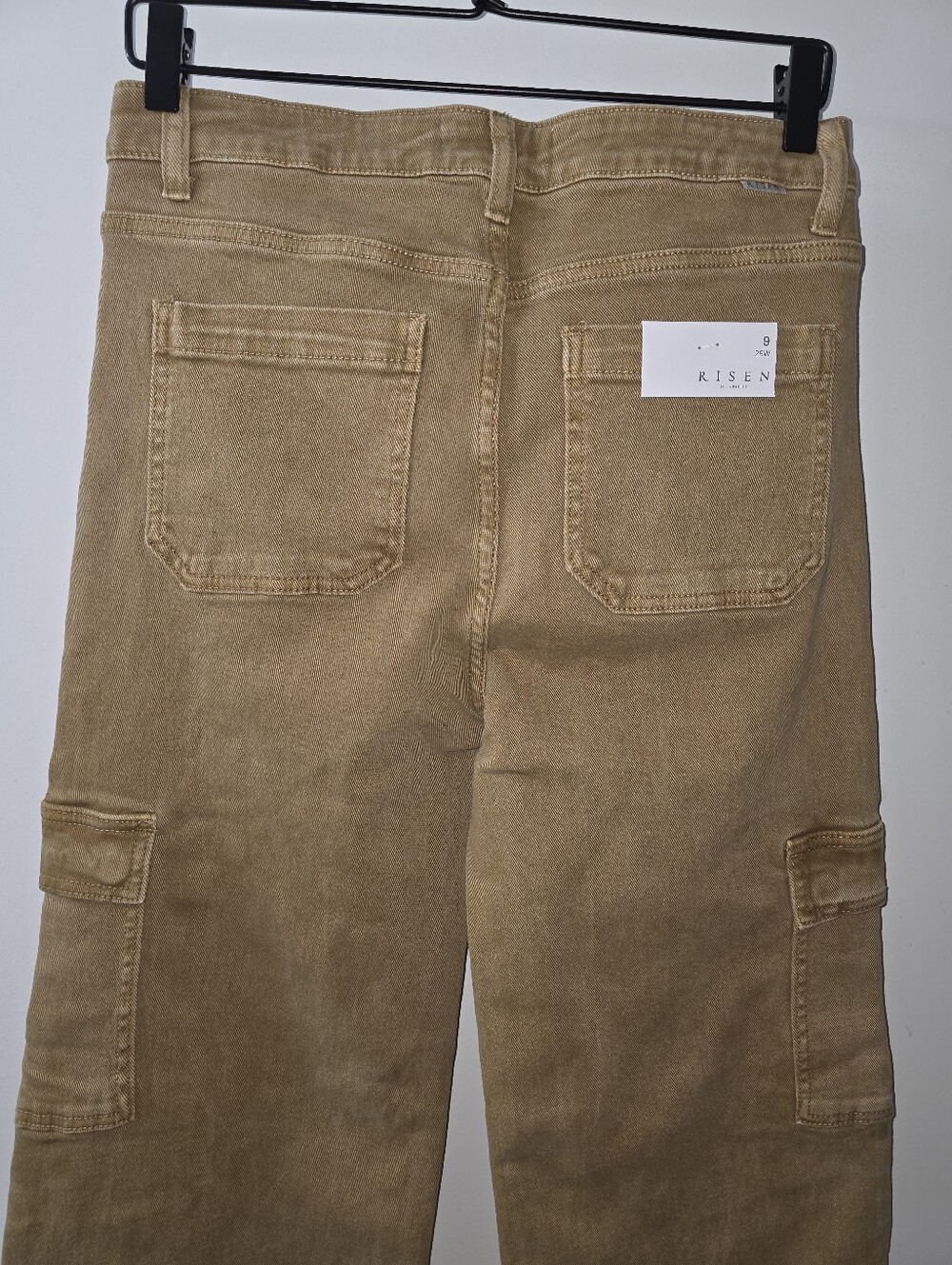 NWT Risen Los Angeles Cargo Jeans In Mocha Size 9/29 - Picture 8 of 9